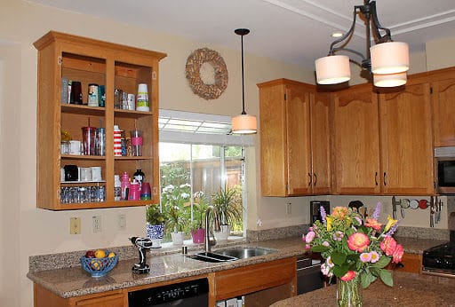 Convert cabinets into shelves - Home Decor