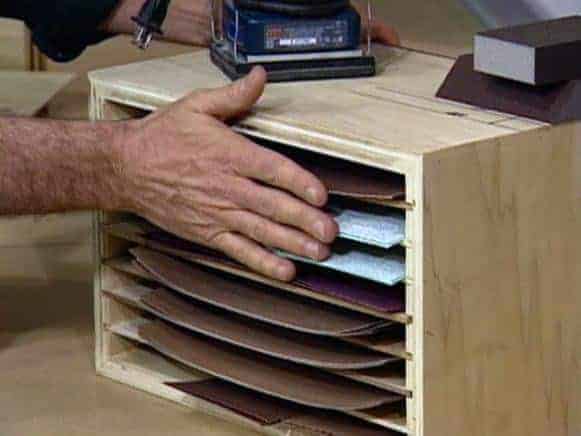 Sandpaper Storage - Remodeling Hacks