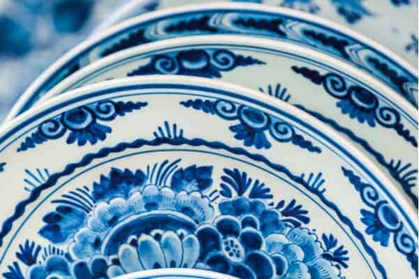 Use Blue and White Patterned Ceramics