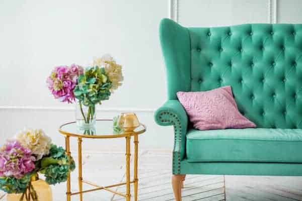 Pops of Bright Colors - summer decorating tips