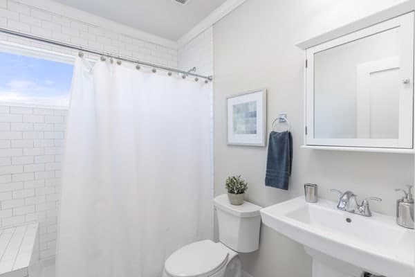 Switch Your Shower Curtain - summer decorating tips