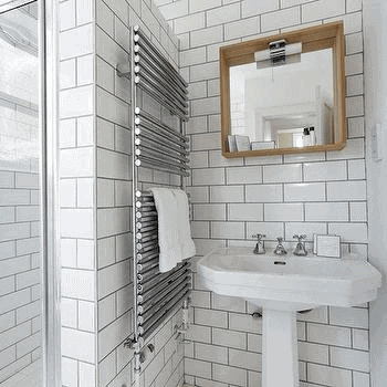 Bathroom Decor Idea: Dark or Colored Grout