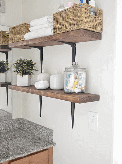 Sturdy Wooden Shelves