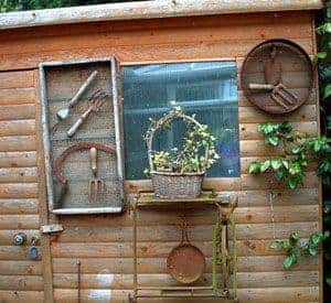 Vintage Window Tool Storage