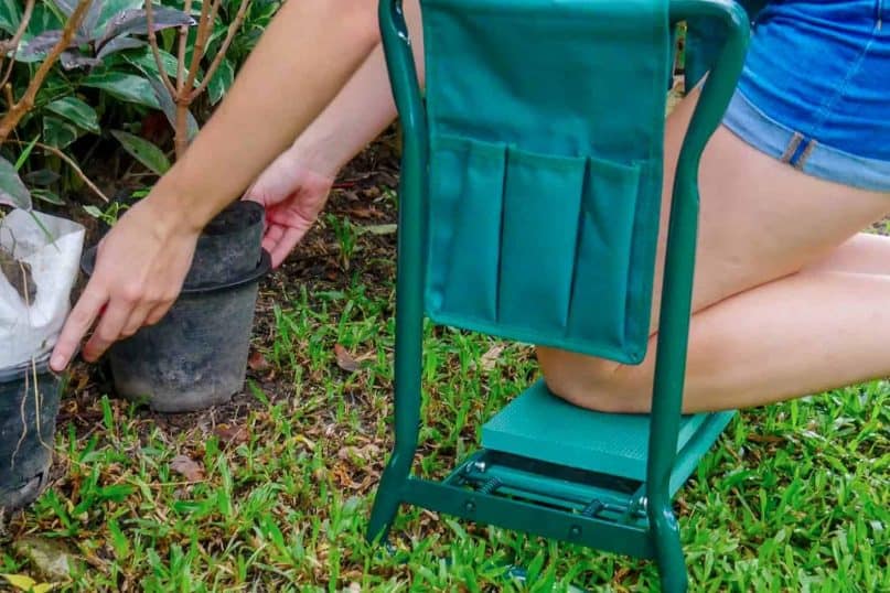 A garden kneeler 