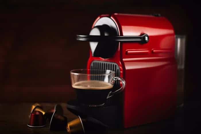 A Nespresso Coffee Machine