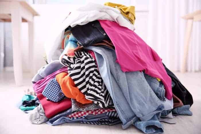 Create a Giant Pile of Your Clothes, and Go Through One by One