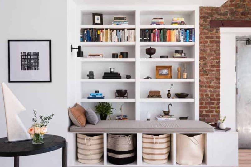 Built-In Bookshelves Are Made For Smaller Rooms - Design tips