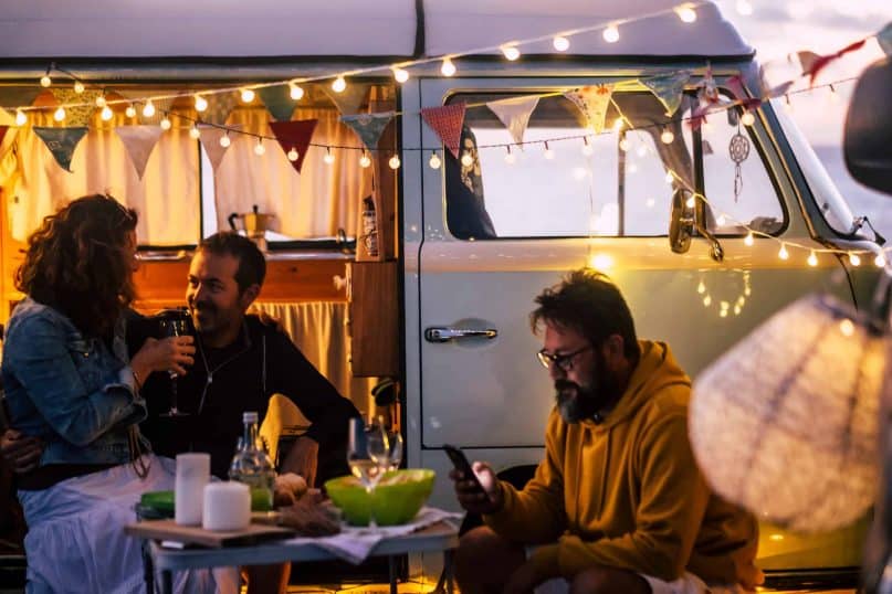 It is not easy to host a party - Van Life