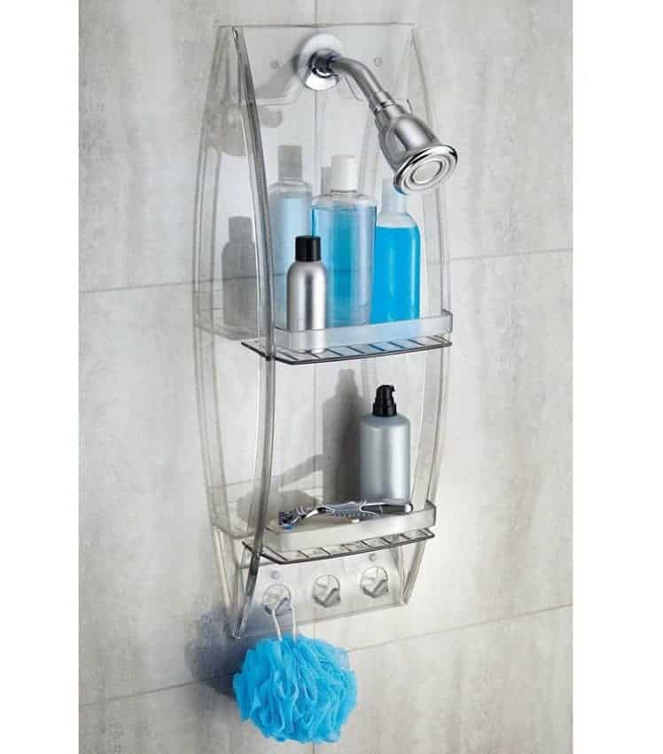 Do not miss the shower caddy for Small Spaces