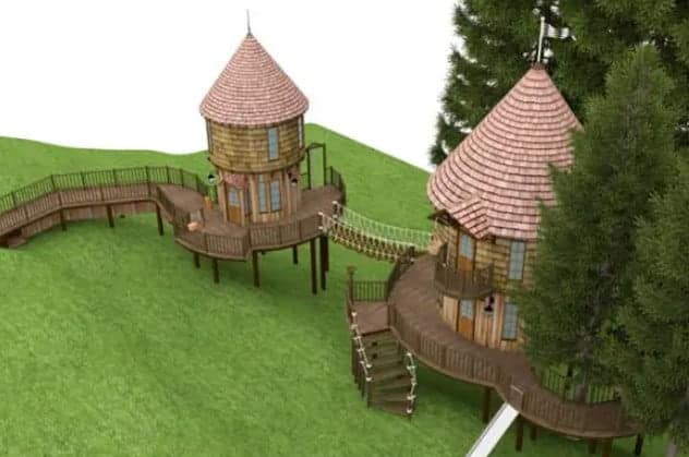 JK Rowling's playground castle