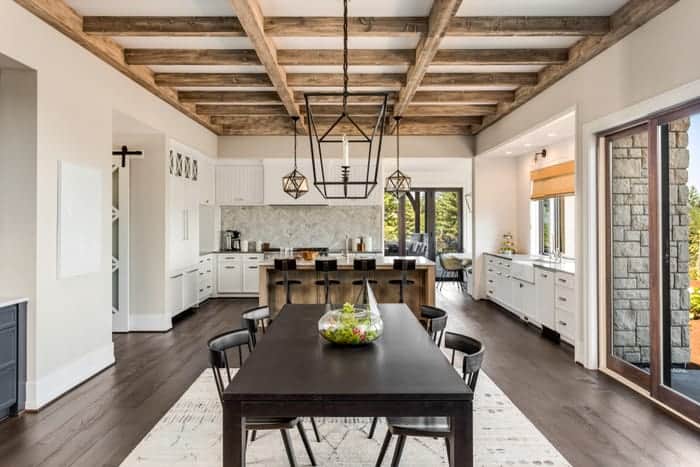  Install beams on your ceiling