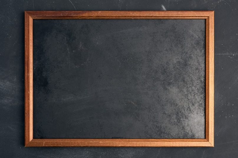 Kitchen chalkboard