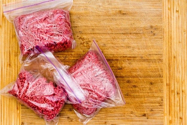 Divide Ground Meat Into Portions