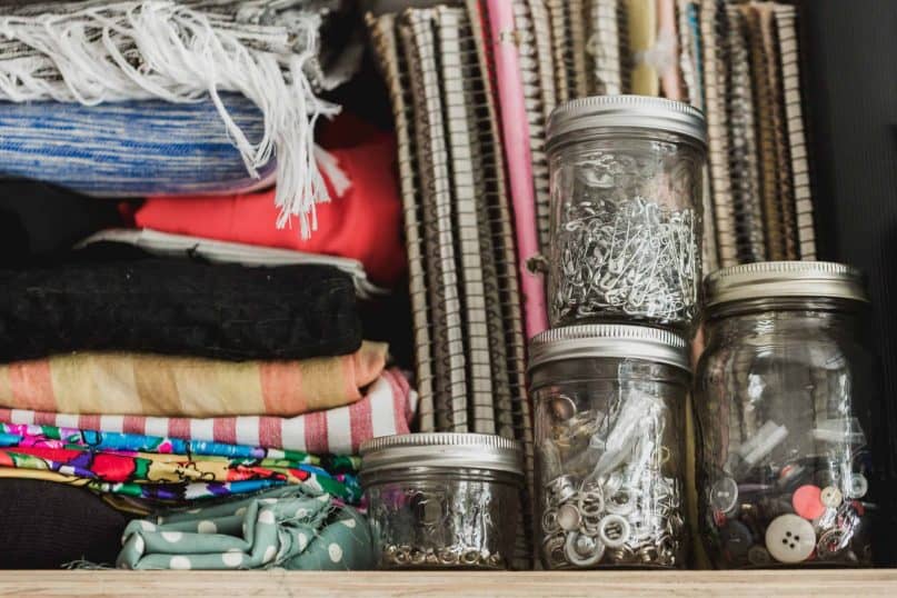 reduce waste tips: Reuse Glass Jars 