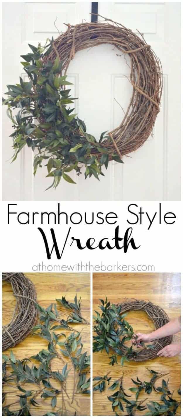 A rustic wreath