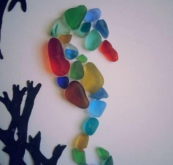 Sea glass Seahorse