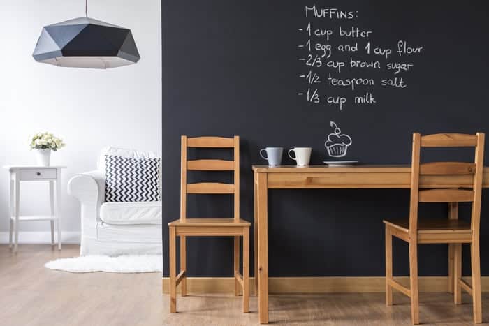 Chalkboard Wall in easy DIY projects