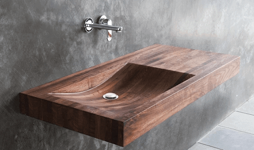 Wooden Sink in Mind-Blowing Architectural Designs