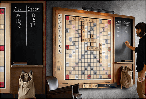 Scrabble Wall in Mind-Blowing Architectural Designs