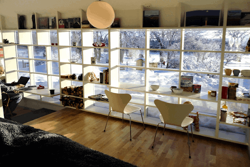 Window Frame Shelves in Mind-Blowing Architectural Designs