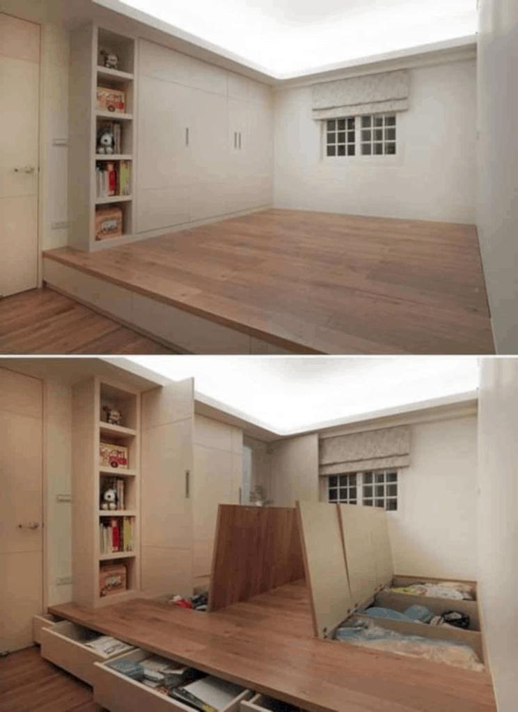 Secret storage in Mind-Blowing Architectural Designs