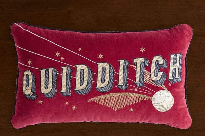 Quidditch embroidery pillows