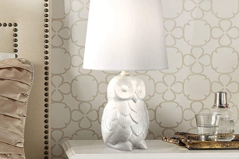 White Owl Lamp