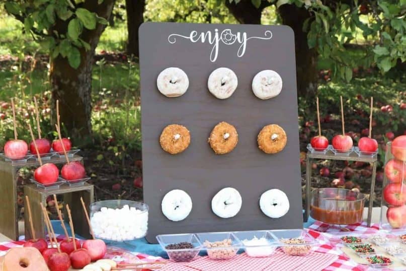 Caramel Apple Dipping Station