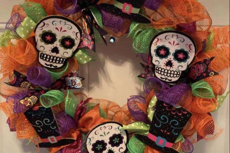 Dia Los Muertos wreath