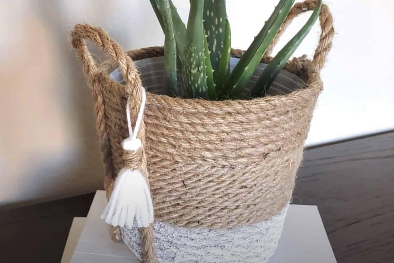 Anthropologie inspired this crafting basket