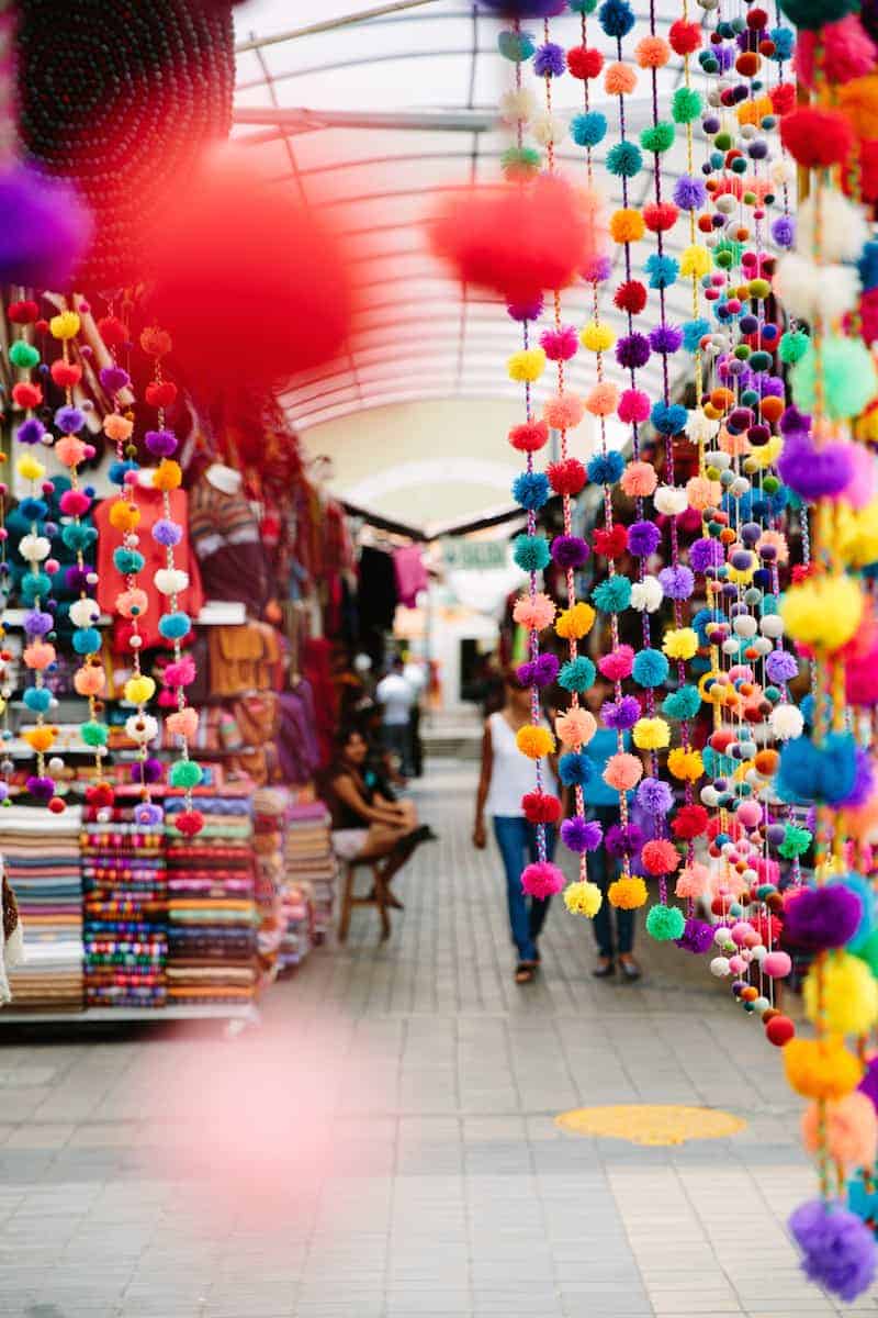 Colorful wreaths