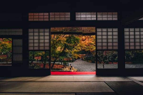 Tatami carpet in Japanese Interior