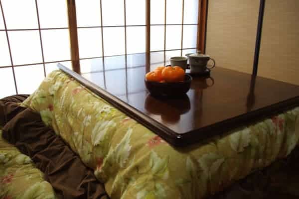 Heating table in Japanese Interior