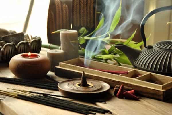 Incense in Japanese Interior