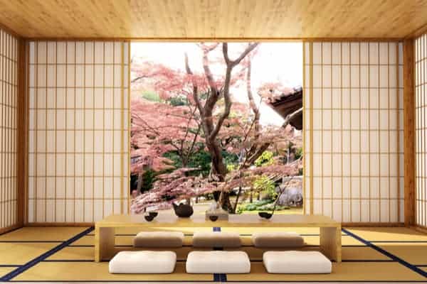 Neutral color in Japanese Interior