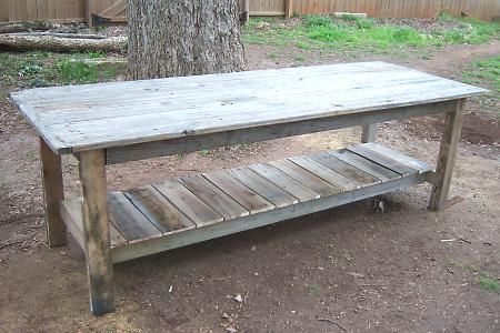 Farmhouse Style Dining Table