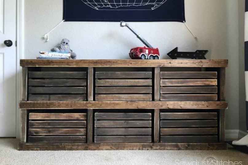 Crate Style Dresser