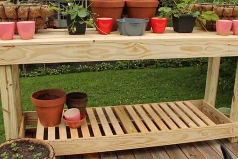 Tree planting bench