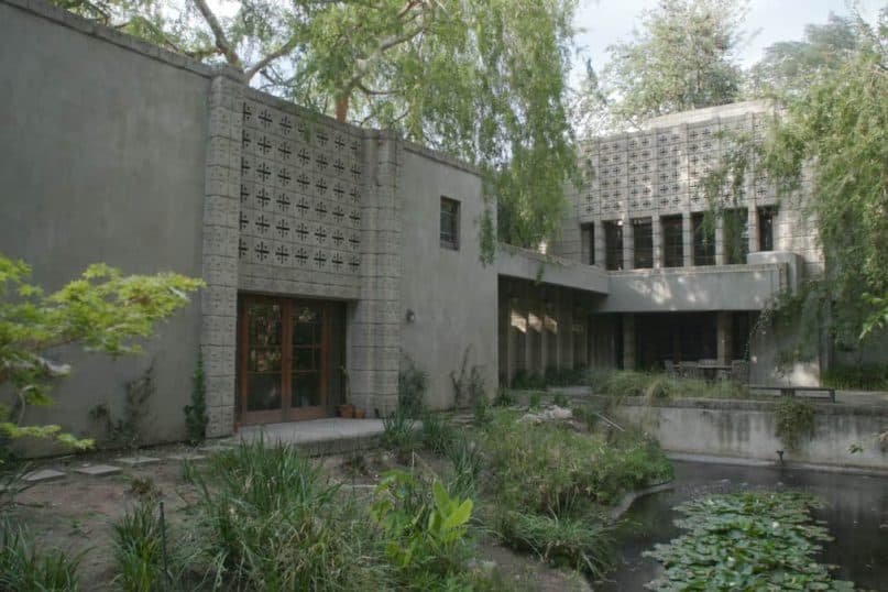 Millard House in Frank Lloyd Wright design