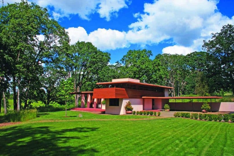 Gordon's house in Frank Lloyd Wright design