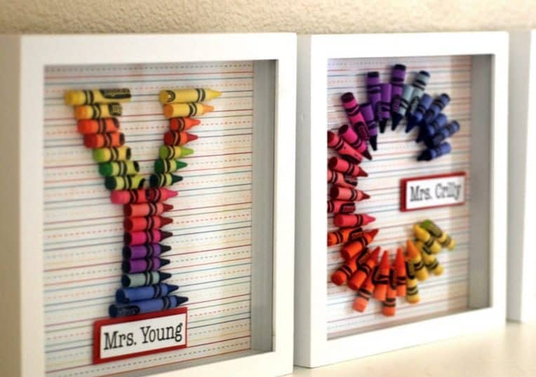  A Framed Crayon Gift