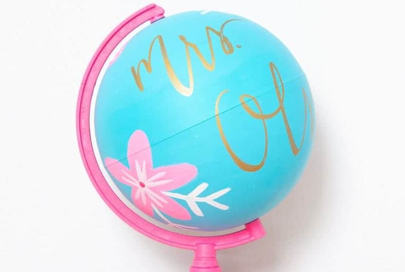 DIY Painted Globe