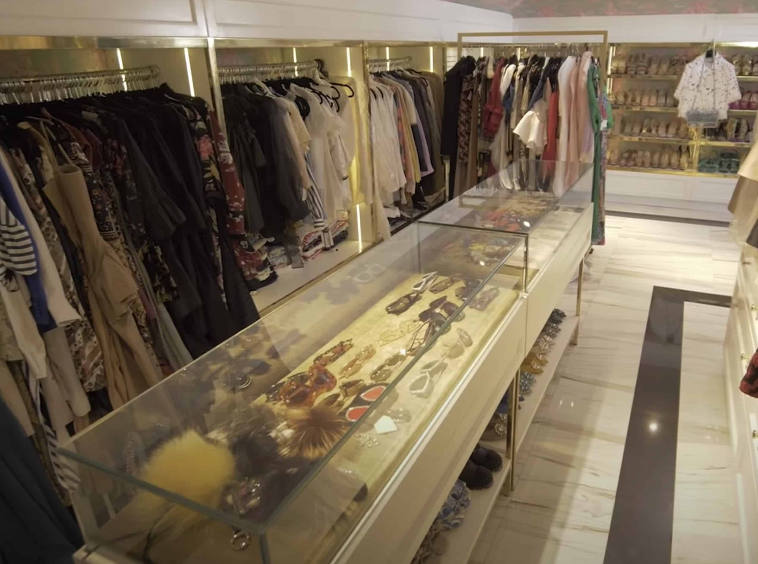 Actress Filipina Heart Evangelista has a large room for her couture wardrobe