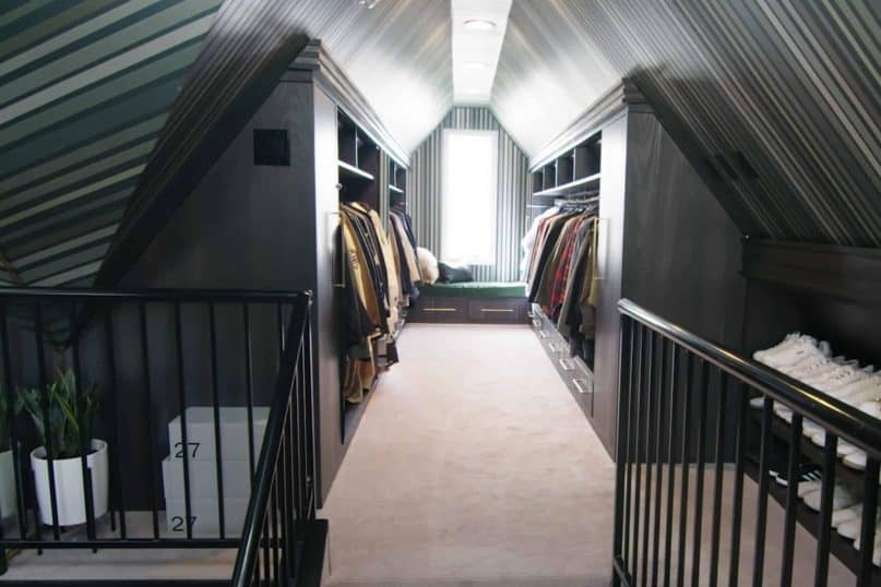 Stylist Tan France Has An Amazing Converted Attic Wardrobe 