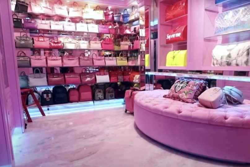  Jeffree Star's All-Pink Closet is Locked Away Behind a Vault 