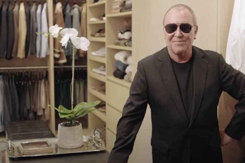 Designer Michael Kors has almost all black clothes in his wardrobe