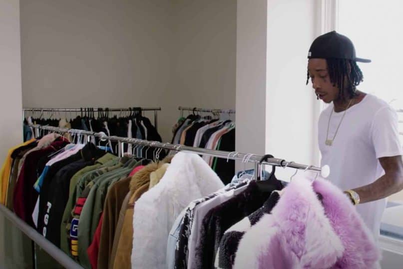 Wiz Khalifa Turned His Upstairs Loft Into a Second Closet