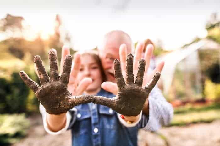 Gardening in the dirt can help improve hand strength