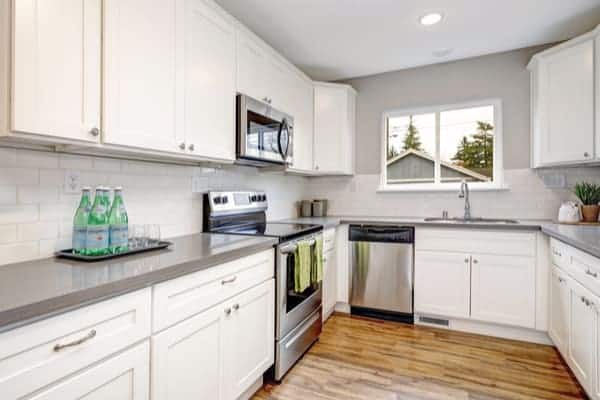 Put Up a Removable Subway Tile Backsplash in Your Kitchen